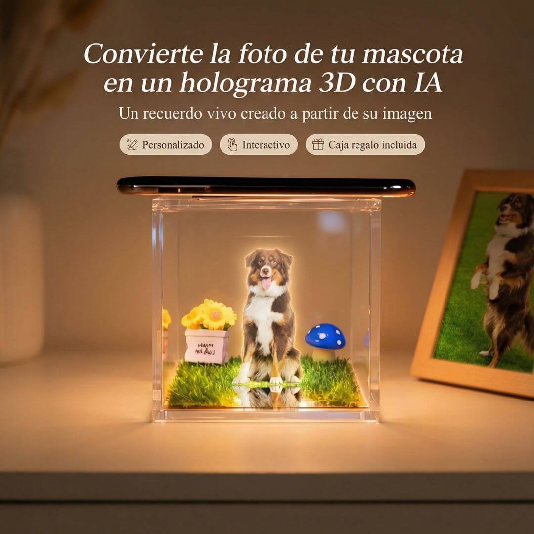 PawAI™ – Recuerdo Holográfico Personalizado